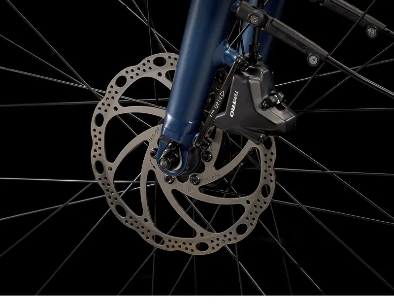 Trek Fx+ 2 Electric Hybrid Bike in Mulsanne Blue-2